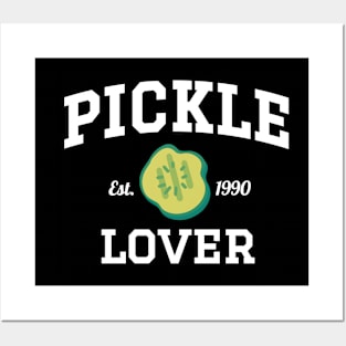 Pickle Lover Est. 1990 Athletic Posters and Art